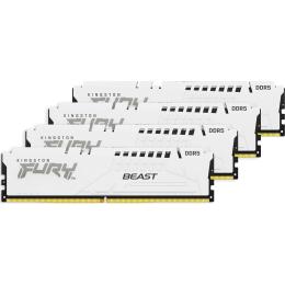 Модуль пам'яті Kingston Fury DDR5 128GB (4x32) Beast 5600MHz White XMP (KF556C40BWK4-128)