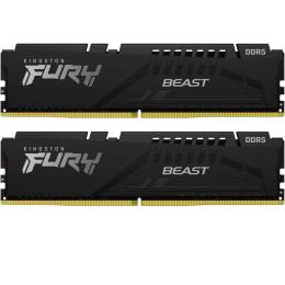 Модуль пам'яті Kingston Fury DDR5 32Gb (2x16) Beast 6000Mhz EXPO/XMP 3.0 Black (KF560C36BBE2K2-32)
