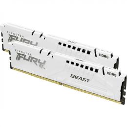 Модуль пам'яті Kingston Fury DDR5 64GB (2x32) 5200MHz Beast White EXPO (KF552C36BWEK2-64)