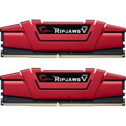 Модуль пам'яті G.Skill DDR4 8Gb (2x4) RIPJAWS V RED 2400MHz (F4-2400C17D-8GVR)