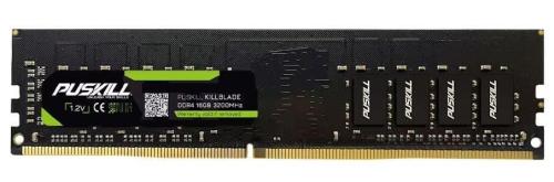 Модуль пам'яті PUSKILL DDR4 16Gb Killblade 3200 MHz (PSK-D4D16M3200BH-16G) Б/в