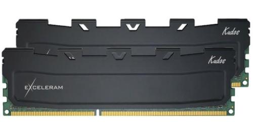 Модуль пам'яті Exceleram DDR3 16Gb (2x8) Black Kudos 1600 MHz (EKBLACK3161611AD) Б/в