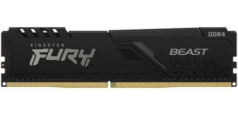 Модуль пам'яті Kingston Fury DDR4 32Gb Beast 3200 MHz Black (KF432C16BBK2/64 1 of 2) Б/в