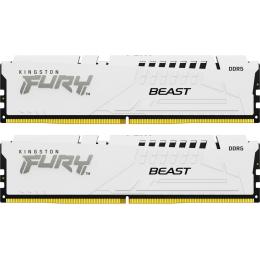 Модуль пам'яті Kingston Fury DDR5 32GB (2x16) 5600MHz Beast White XMP (KF556C40BWK2-32)
