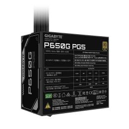 Блок живлення GIGABYTE P650G 650W PCIE 5.1 80+ Gold (GP-P650G PG5) Black