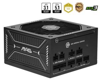 Блок живлення MSI MAG 650W PCIE5 80+ Gold (MAG A650GLS PCIE5) Black