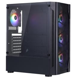 Корпус 1stPlayer D4-BK-4F1 Black без БЖ (D4-BK-4F1)