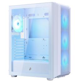 Корпус 1stPlayer H6-WH-4F7-W White без БЖ (H6-WH-4F7-W)