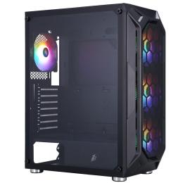 Корпус 1stPlayer X6-BK-4F1 Black без БЖ (X6-BK-4F1)