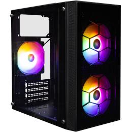 Корпус 1stPlayer X1-BK-3F1-PS-600FK-EU Black 600W (X1-BK-3F1-PS-600FK-EU)