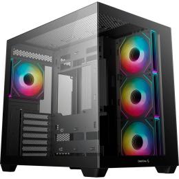 Корпус Deepcool CG530 4F Tempered Glass без БП Black (R-CG530-BKADA4-G-1)