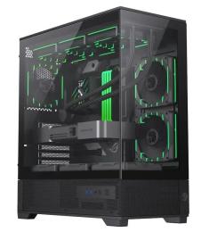 Корпус GameMax Vista 2 A Tempered Glass без БЖ Black (VISTA 2 AB)