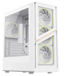 Корпус GameMax Aeris 330 G Tempered Glass без БЖ White (AERIS 330 GW)