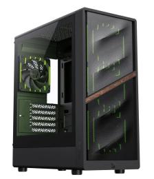 Корпус GameMax Aeris 330 M Tempered Glass без БЖ Black (AERIS 330 MB)
