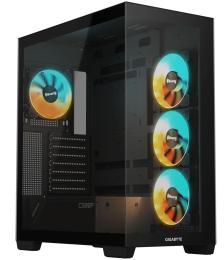 Корпус GIGABYTE C500 Panoramic Stealth Tempered Glass BTF без БП Black (GB-C500P ST)