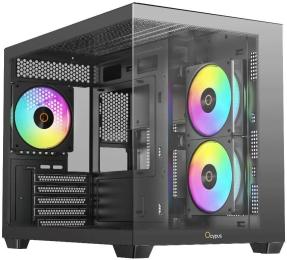 Корпус Ocypus Gamma C54 ARGB Black (GAMMA-C54-BKD300XX-GL)