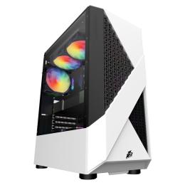 Корпус 1stPlayer F3-A-WH-4F1 White без БП (F3-A-WH-4F1)