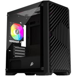 Корпус 1stPlayer T5-BK-4F1 Black без БЖ (T5-BK-4F1)