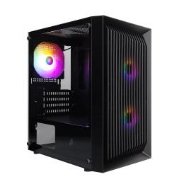 Корпус 1stPlayer BS-2-BK-3F1 Black без БП (BS-2-BK-3F1)