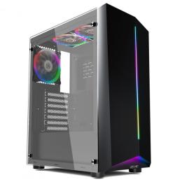 Корпус 1stPlayer R6-A-R1 Color LED Black (R6-A-R1 Color LED) Б/в