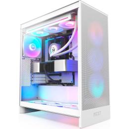 Корпус NZXT H7 Flow RGB без БП White (CM-H72FW-R1)