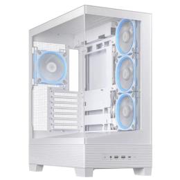 Корпус ASUS A31 Plus White Tempered Glass без БП (90DC00R3-B19000)