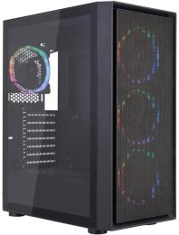 Корпус 1stPlayer Go6-BK-4FS7 Black без БП (Go6-BK-4FS7)