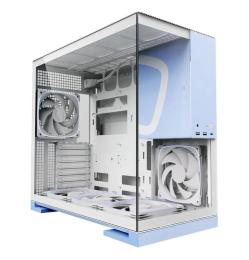 Корпус Geometric Future Model 5F Glass White/Blue (GEO-M5F-WB)