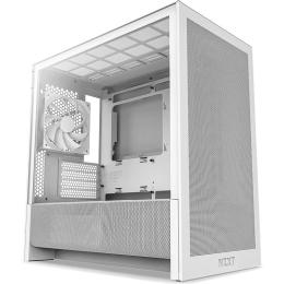 Корпус NZXT H3 Flow Tempered Glass без БП White (CC-H31FW-01)