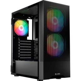 Корпус LogicConcept ARYA MESH+GLASS ARGB fans 2x140mm+1x120mm BLACK без БЖ ATX (AT-ARYA-10-000000-0002)