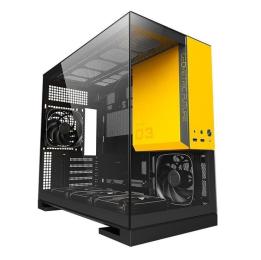 Корпус Geometric Future Model 3F Glass Black/Yellow (GEO-M3F-BY)
