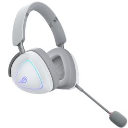 Ігрова гарнітура ASUS ROG Delta II BT/WL RGB Moonlight White (90YH03W0-BHUA10)