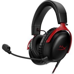 Ігрова гарнітура HyperX Cloud III 3.5mm/USB-A/USB-C Black/Red (727A9AA)