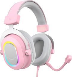 Ігрова гарнітура Fifine H6P RGB USB Pink (H6P)