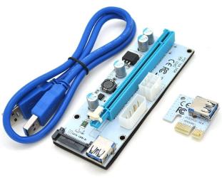 Райзер 008S (6PIN, MOLEX, SATA) 006