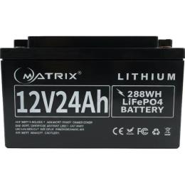 Акумуляторна батарея для ДБЖ Matrix 12.8 V / 24 А*ч (MLR 1224)