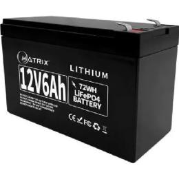 Акумуляторна батарея для ДБЖ Matrix 12.8 V / 6 А*ч (MLR 1206)
