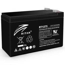 Акумуляторна батарея для ДБЖ Ritar AGM 12 V / 7.5 А*ч (RT1275B)