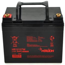Акумуляторна батарея для ДБЖ Merlion AGM 12 V / 36 А*ч (HR12127W)