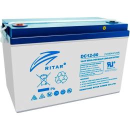 Акумуляторна батарея для ДБЖ Ritar AGM 12 V / 80 А*ч (DC12-80)