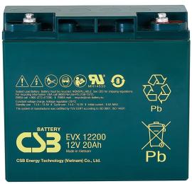 Акумуляторна батарея для ДБЖ CSB AGM 12 V / 20 А*ч (EVX12200)