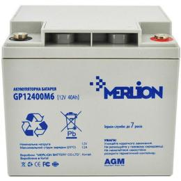 Акумуляторна батарея для ДБЖ Merlion AGM 12 V / 40 А*ч (GP12400M6)