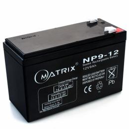 Акумуляторна батарея для ДБЖ Matrix AGM VRLA 12 V / 9 А*ч (NP9-12)