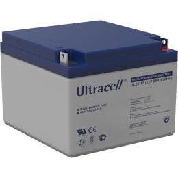 Акумуляторна батарея для ДБЖ Ultracell AGM 12 V / 26 А*ч (UL26-12)