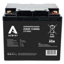 Акумуляторна батарея для ДБЖ Azbist AGM 12 V / 40 А*ч (ASAGM-12400M6)