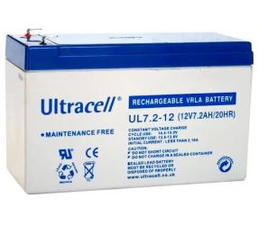 Акумуляторна батарея для ДБЖ Ultracell AGM 12 V / 7.2 А*ч (UL7.2-12)