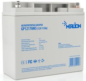 Акумуляторна батарея для ДБЖ Merlion AGM 12 V / 17 А*ч (GP12170M5)