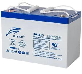 Акумуляторна батарея для ДБЖ Ritar GEL 12 V / 65 А*ч (DG12-65)
