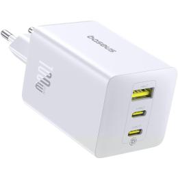 Зарядний пристрій Baseus EnerFill FE11 Fast Charger 100W ( 2Type-C+USB ) white (P10182102213-00)