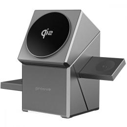 Зарядний пристрій Proove Iron Hide 3 in 1 Qi2 gray (WSIH15000003)